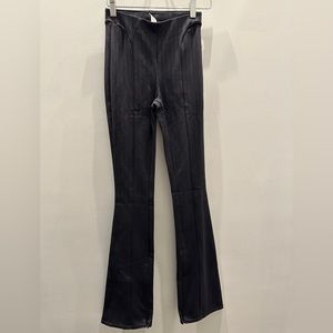 ALO High waist Pinstripe Zip it Flare Legging